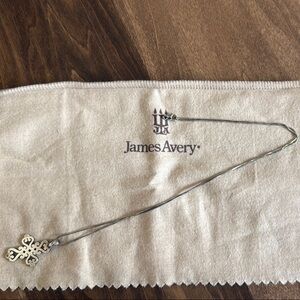 James Avery Silver Necklace and Cross Charm
